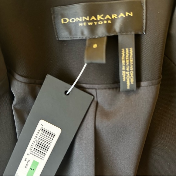 Donna Karan Black Blazer with Gold Accent - Picture 9 of 9